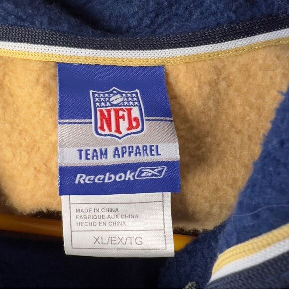Vintage reebok St. Louis Rams Football Mens Hoodie Long Sleeve XL - Picture 15 of 16